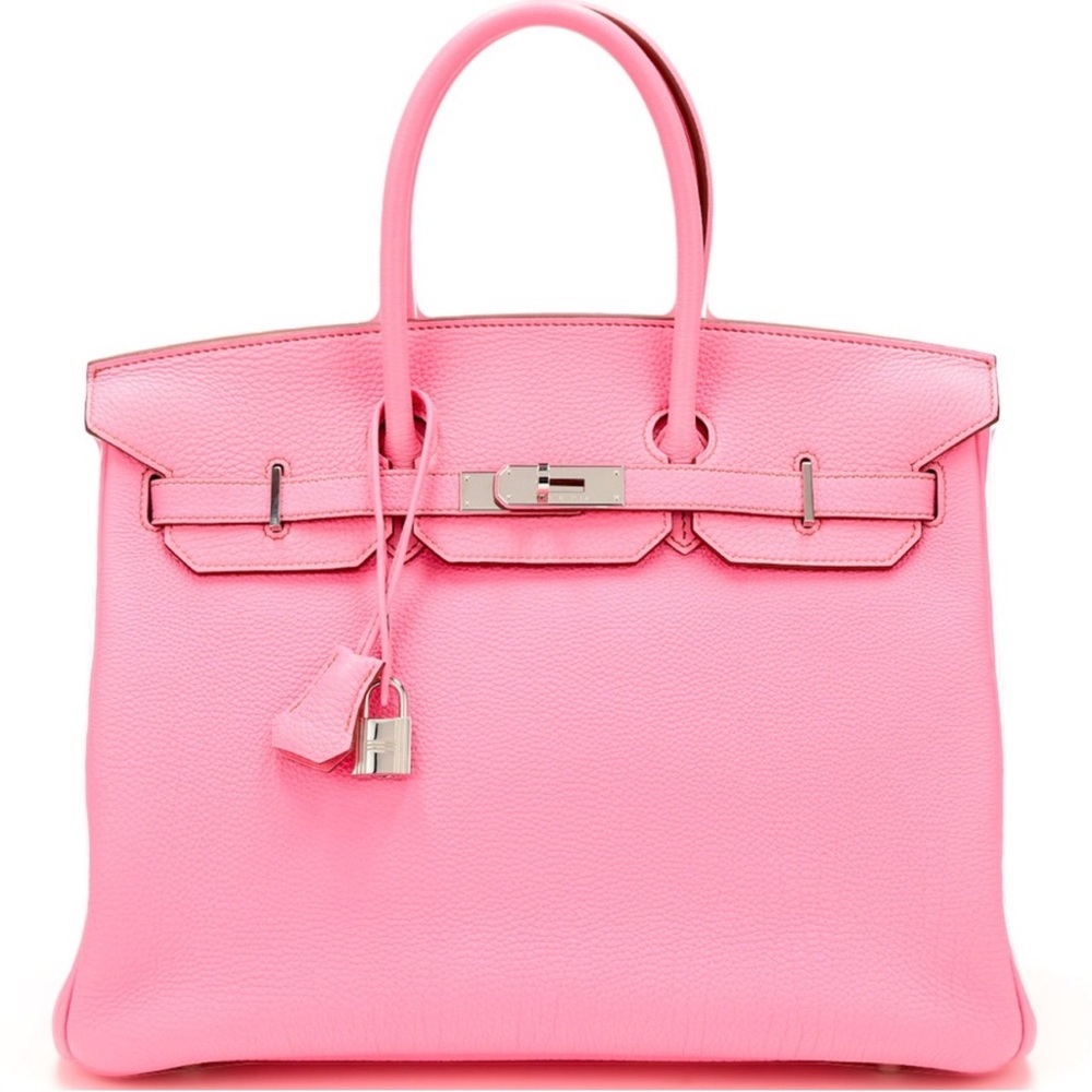 Wirkin/Brrkin style bag with cross body strap in light bubblegum pink